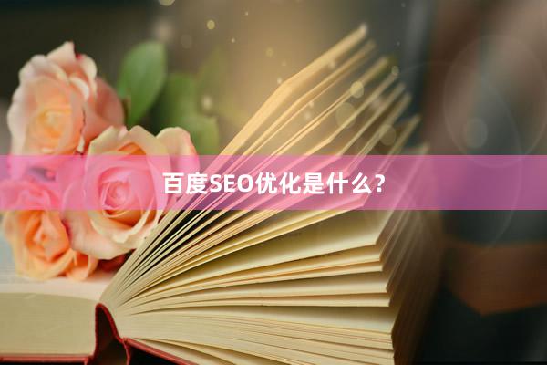 百度SEO优化是什么？