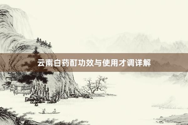云南白药酊功效与使用才调详解